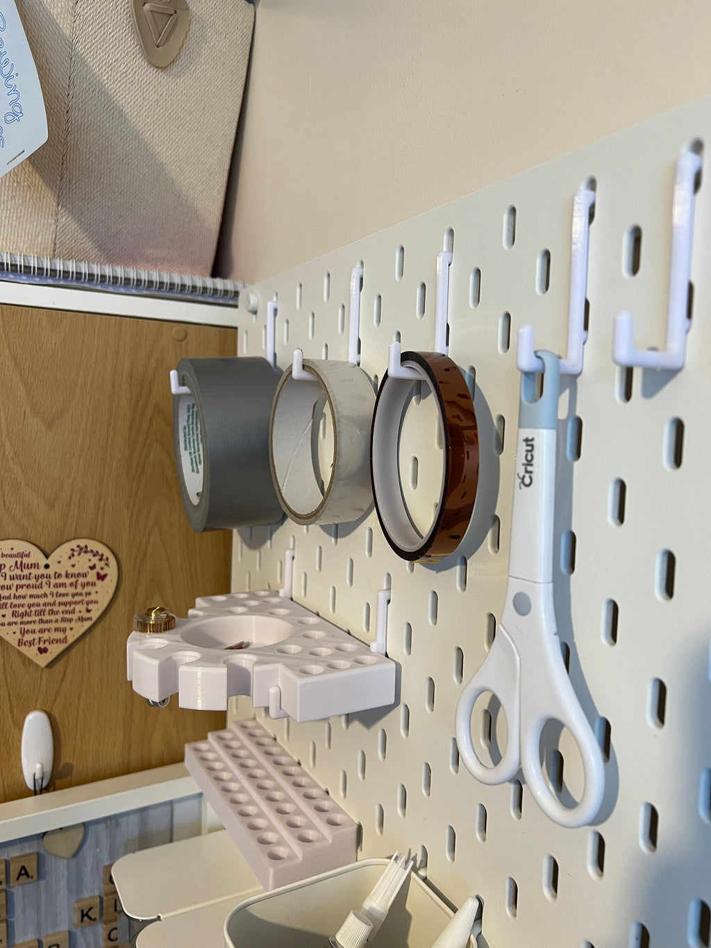 IKEA SKADIS, compatible hooks in Different lengths,3D printed