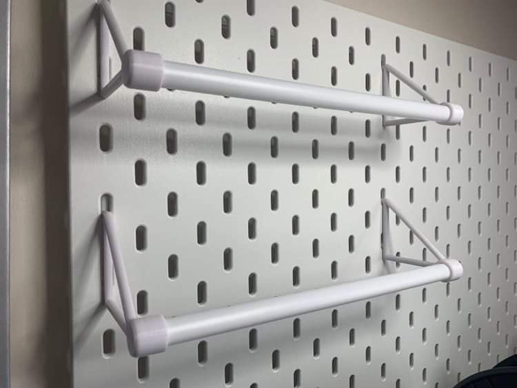 IKEA SKADIS Compatible rail.