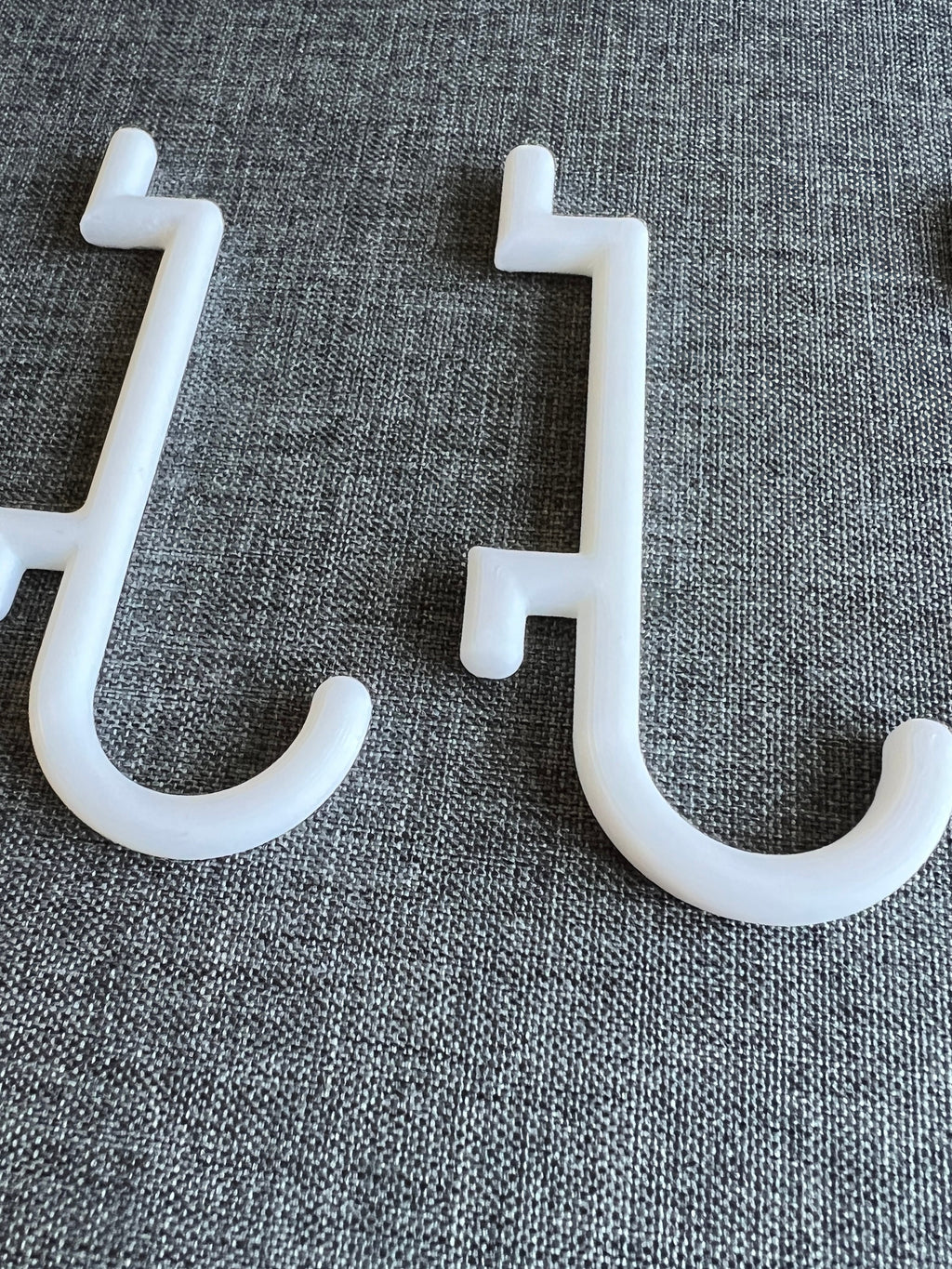 IKEA SKADIS Compatible J Hooks (Pack of 6)