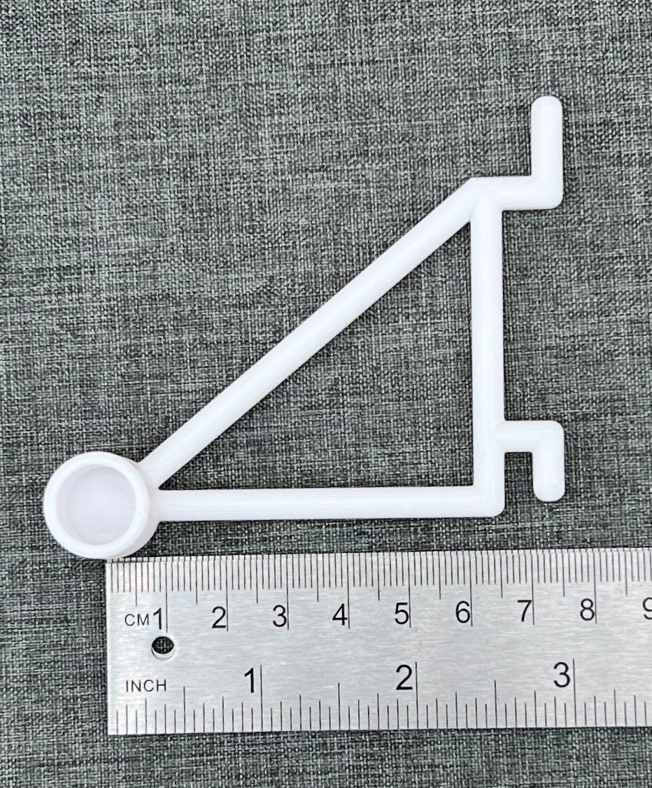 IKEA SKADIS, Compatible kitchen roll holder, with wooden rail.