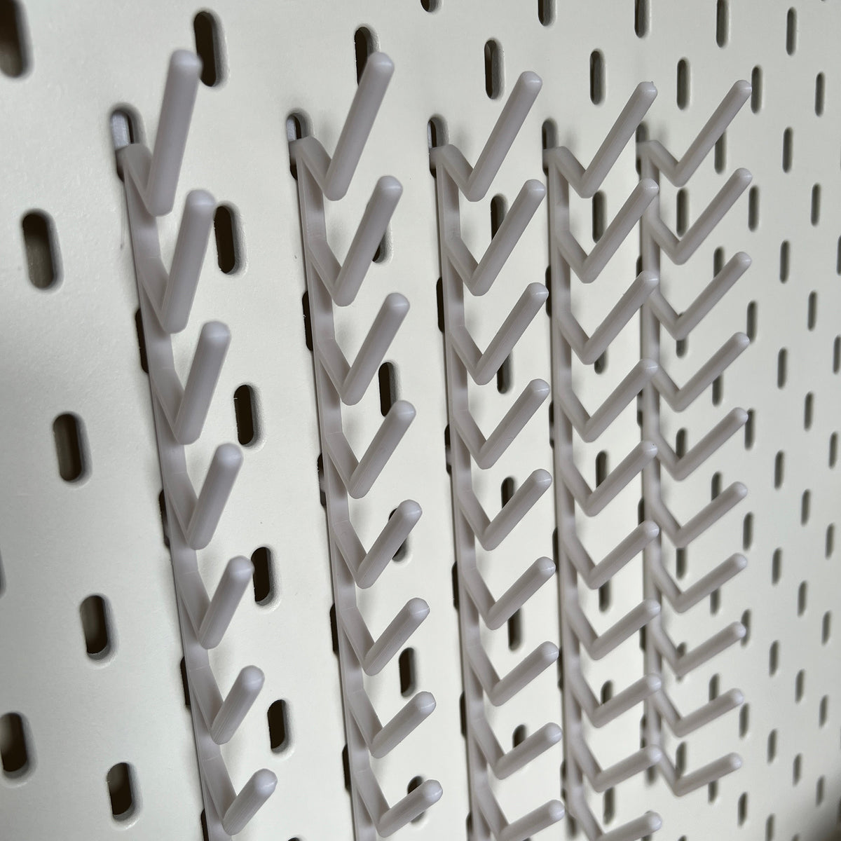 IKEA SKADIS, Compatible, piping nozzle organiser, 10 and 7 prong holders, 3D Printed