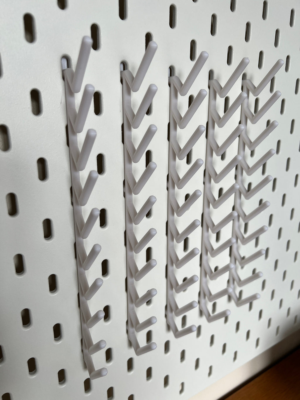 IKEA SKADIS, Compatible, piping nozzle organiser, 10 and 7 prong holders, 3D Printed
