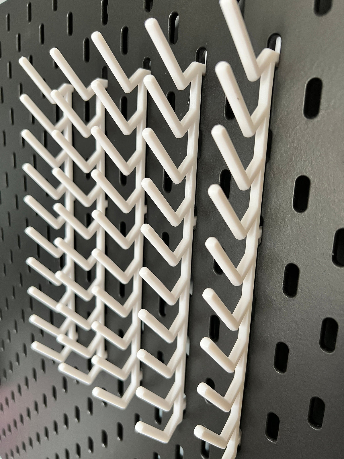 IKEA SKADIS, Compatible, piping nozzle organiser, 10 and 7 prong holders, 3D Printed
