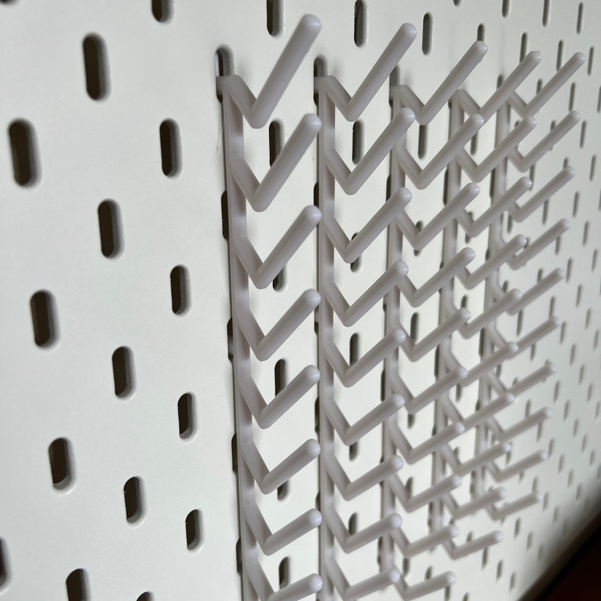 IKEA SKADIS, Compatible, piping nozzle organiser, 10 and 7 prong holders, 3D Printed