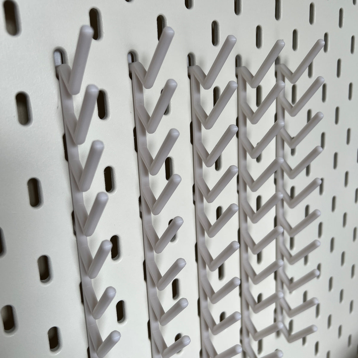 IKEA SKADIS, Compatible, piping nozzle organiser, 10 and 7 prong holders, 3D Printed