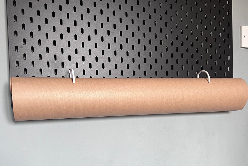 IKEA SKADIS Wrapping Paper Holder: 3D Printed Pegboard Organiser