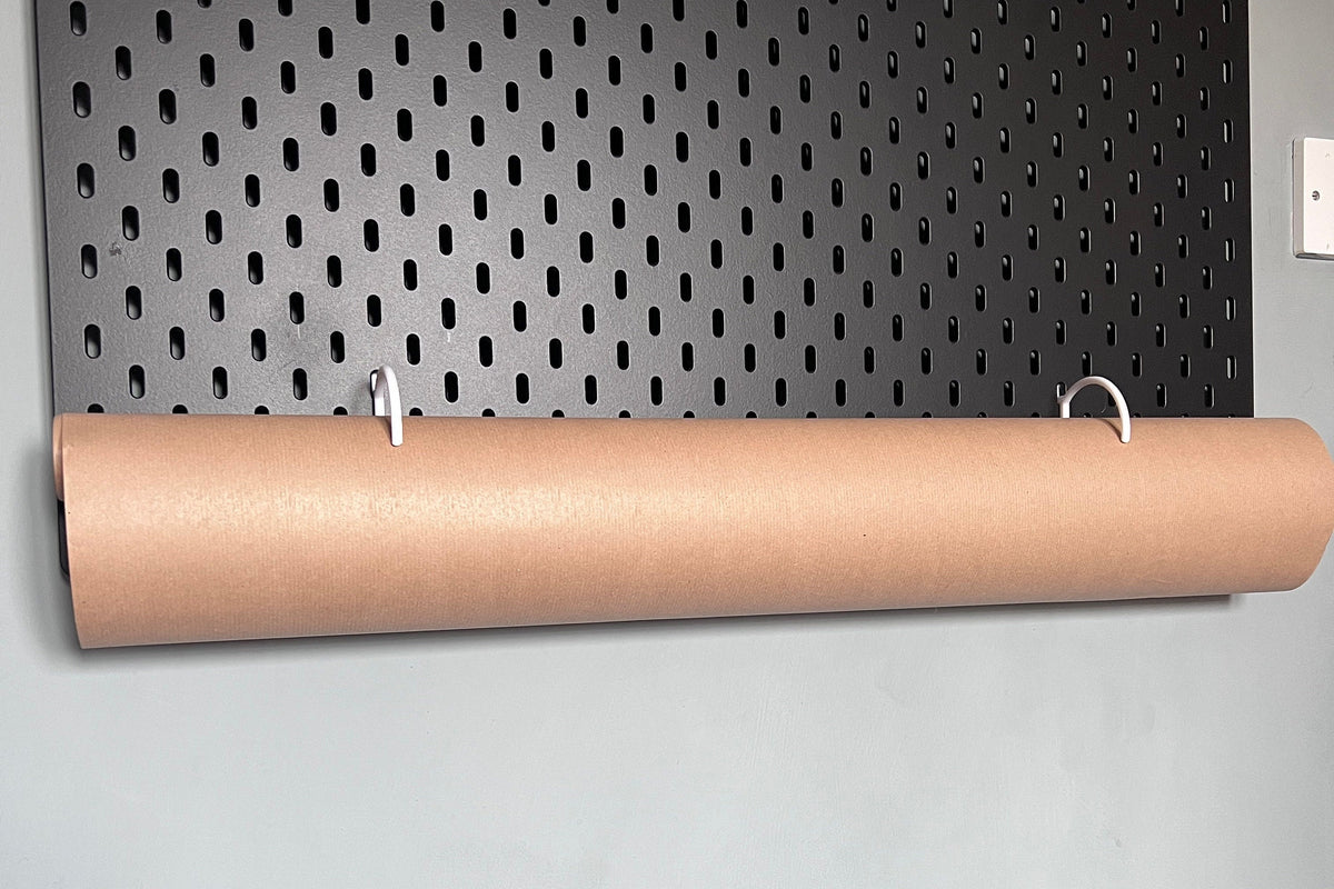IKEA SKADIS Wrapping Paper Holder: 3D Printed Pegboard Organiser