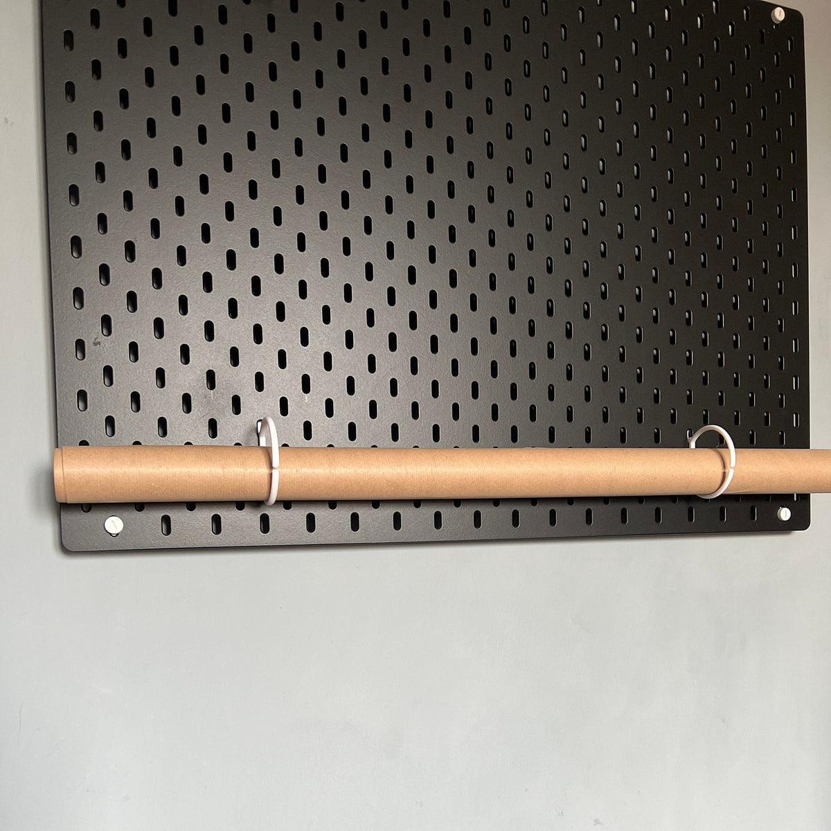 IKEA SKADIS Wrapping Paper Holder: 3D Printed Pegboard Organiser