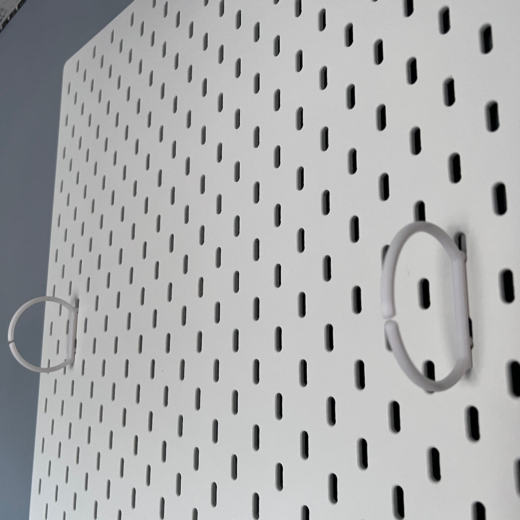 IKEA SKADIS Wrapping Paper Holder: 3D Printed Pegboard Organiser