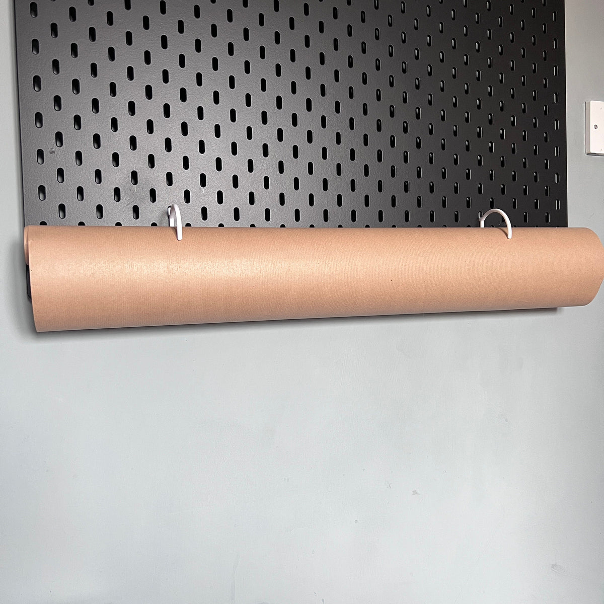 IKEA SKADIS Wrapping Paper Holder: 3D Printed Pegboard Organiser