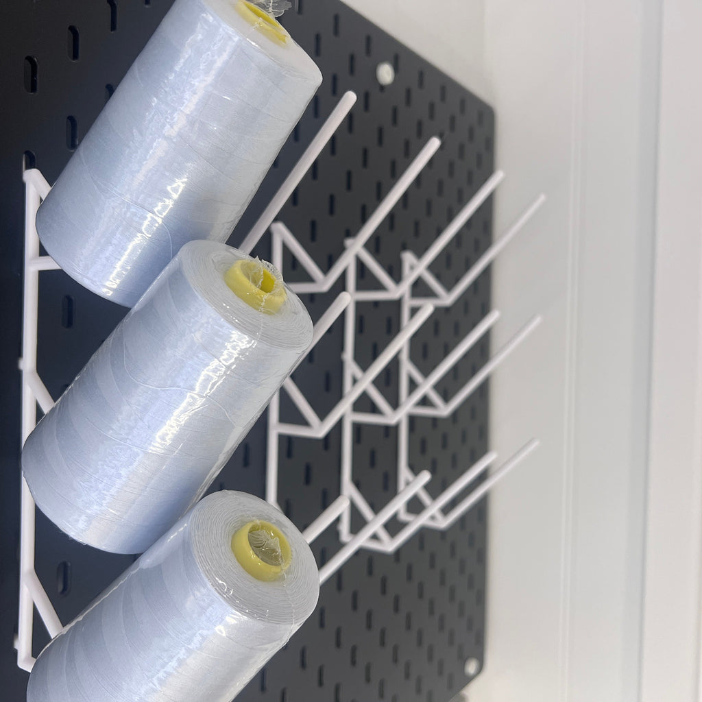 IKEA SKADIS Spool Holder (Pack of 5): 3-Prong Thread Organiser, Overlocker spool size