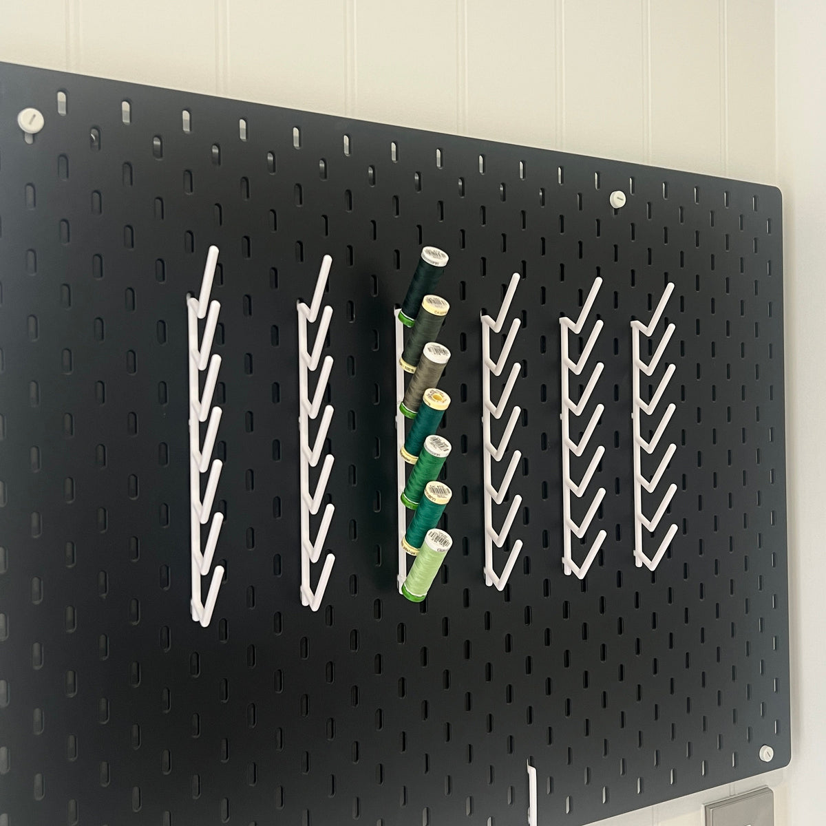 IKEA SKADIS Spool Holder (Pack of 5): 7-Prong 3D Printed Organiser