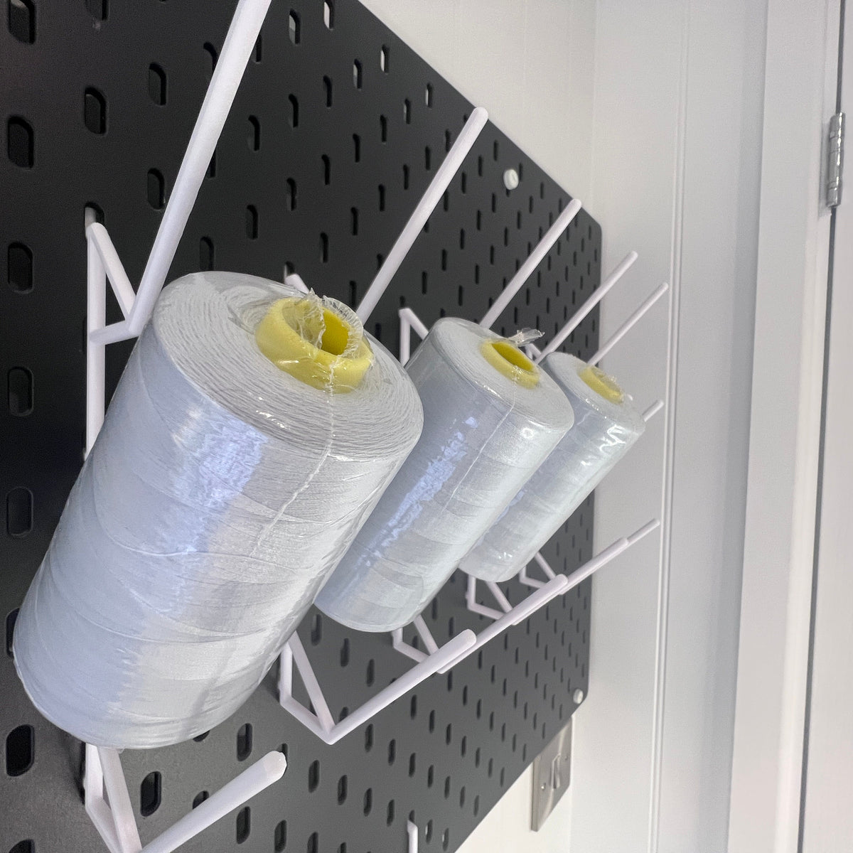 IKEA SKADIS Spool Holder (Pack of 5): 3-Prong Thread Organiser, Overlocker spool size