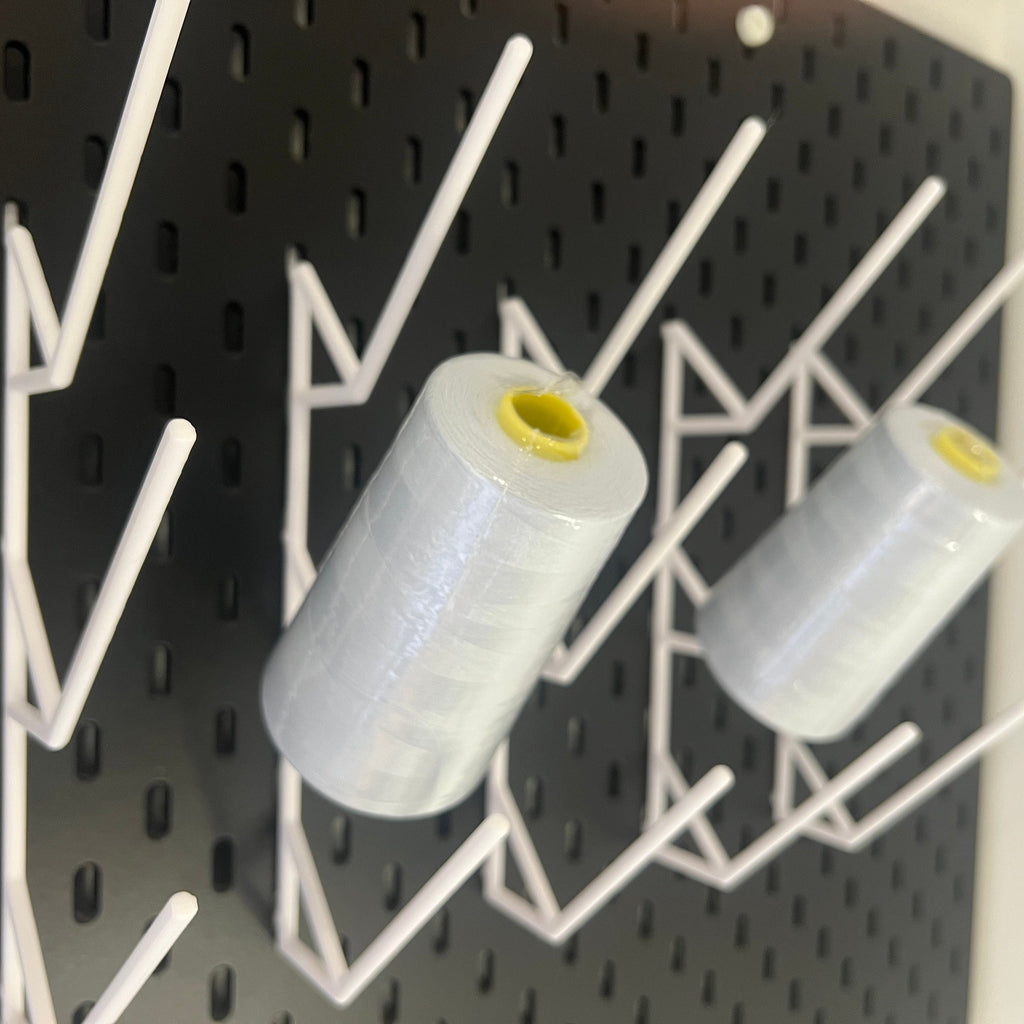 IKEA SKADIS Spool Holder (Pack of 5): 3-Prong Thread Organiser, Overlocker spool size