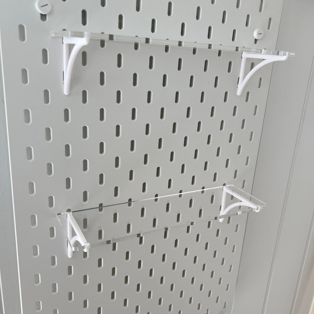IKEA SKADIS Compatible acrylic Shelf