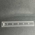 6-Inch Fabric Marking Ruler with 1/8” Holes – Sewing, Quilting, Craft Measuring Tool,