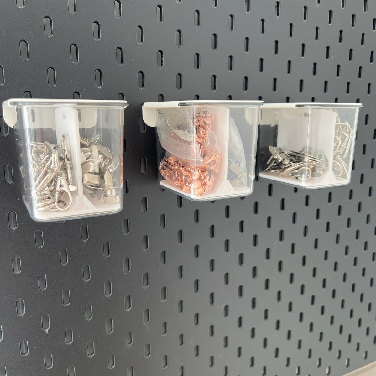IKEA SKADIS Compatible Pegboard Accessories - (Pack of 3) Container Divider's