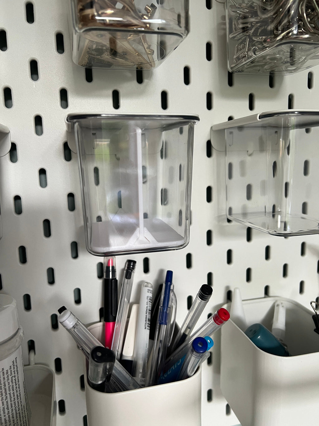 IKEA SKADIS Compatible Pegboard Accessories - (Pack of 3) Container Divider's