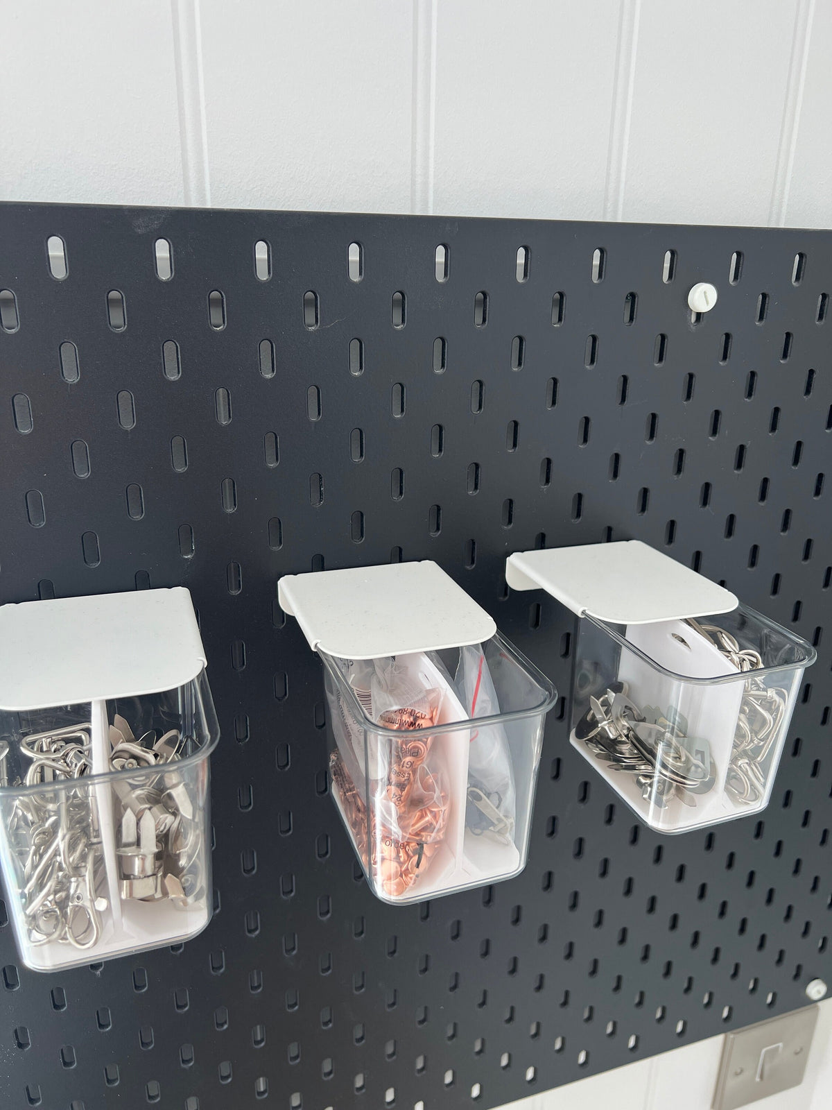 IKEA SKADIS Compatible Pegboard Accessories - (Pack of 3) Container Divider's