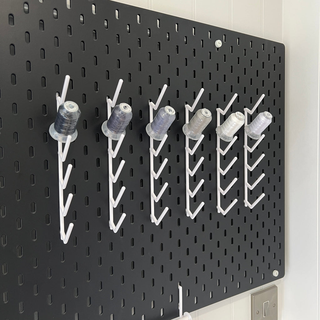 IKEA Skadis Cotton Reel Holder Sample Pack | Sewing Thread Spool Rack (6 Sizes)