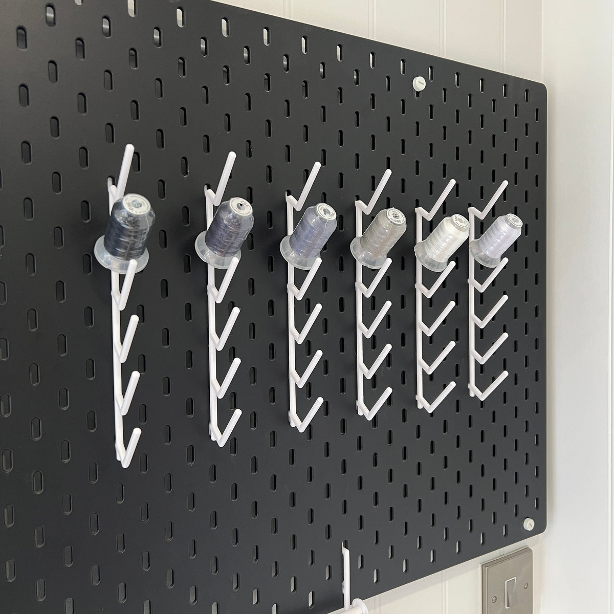 IKEA Skadis Cotton Reel Holder Sample Pack | Sewing Thread Spool Rack (6 Sizes)