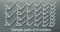 IKEA Skadis Cotton Reel Holder Sample Pack | Sewing Thread Spool Rack (6 Sizes)
