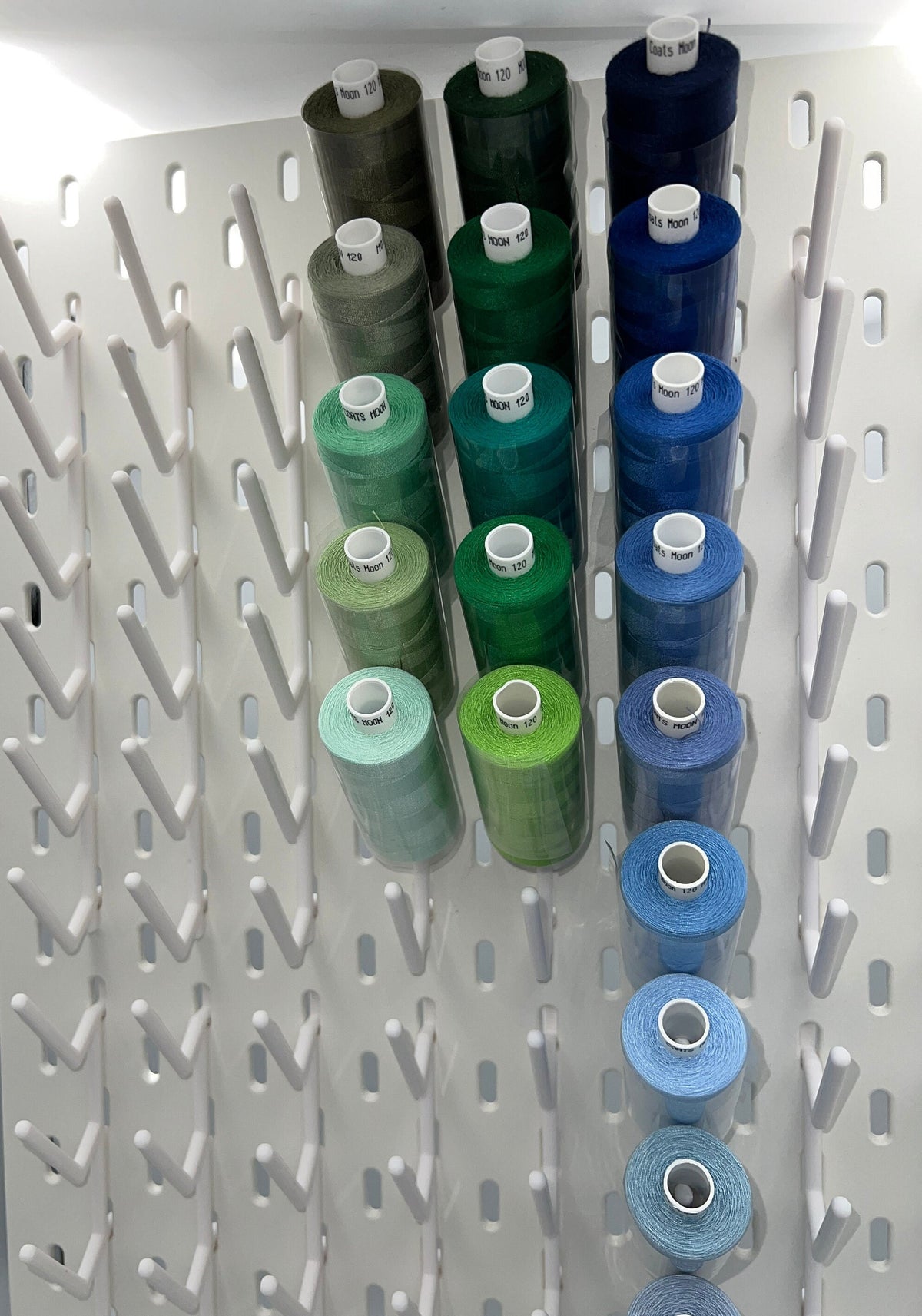 IKEA SKADIS Compatible 6-Prong Cotton Reel Holder fits coats moon thread (Pack of 5)