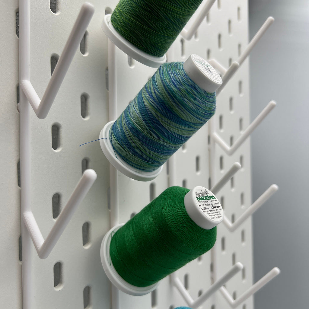 IKEA SKADIS Compatible Spool Holder: 3D Printed Thread Organiser