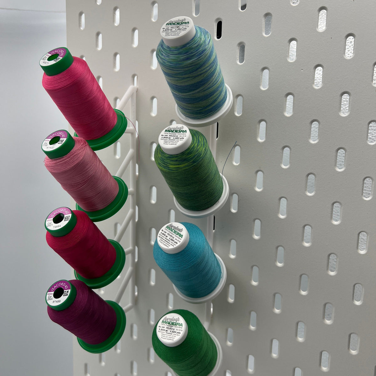 IKEA SKADIS Spool Holder (Pack of 5): 3D Printed Thread Organiser