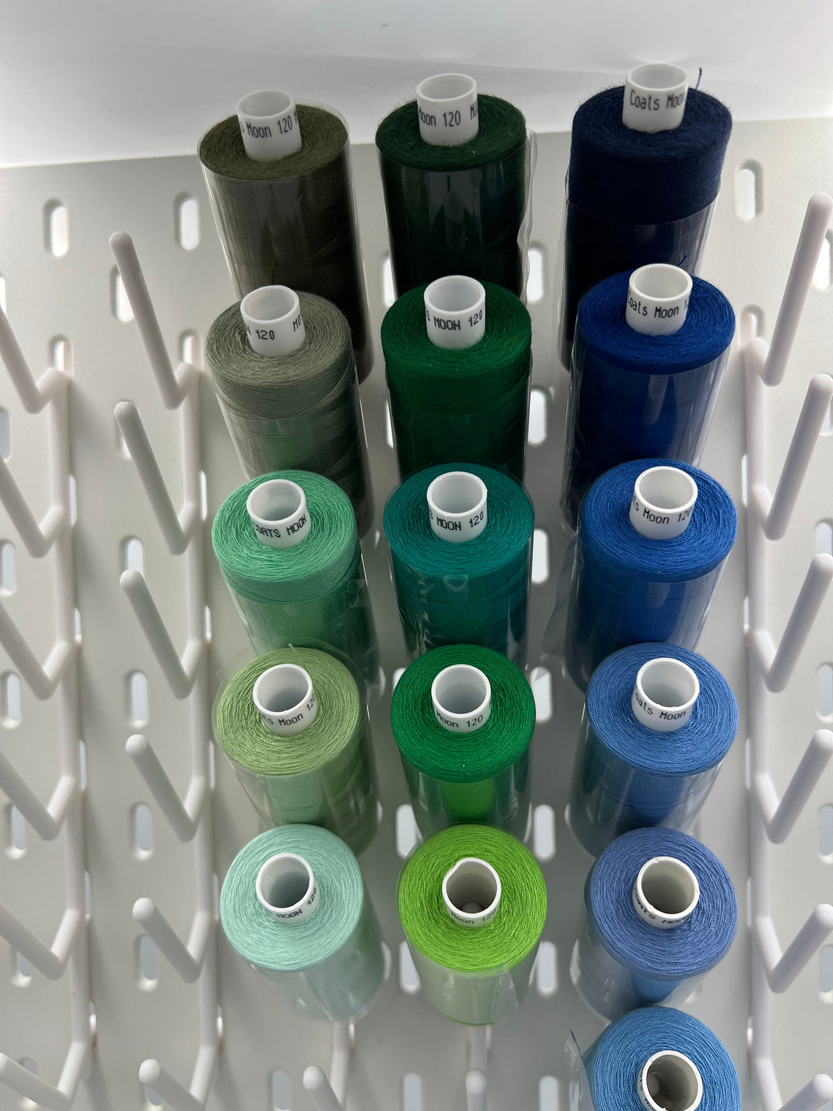 IKEA SKADIS Spool Holder: coats moon compatible,3D Printed, (Pack of 5)