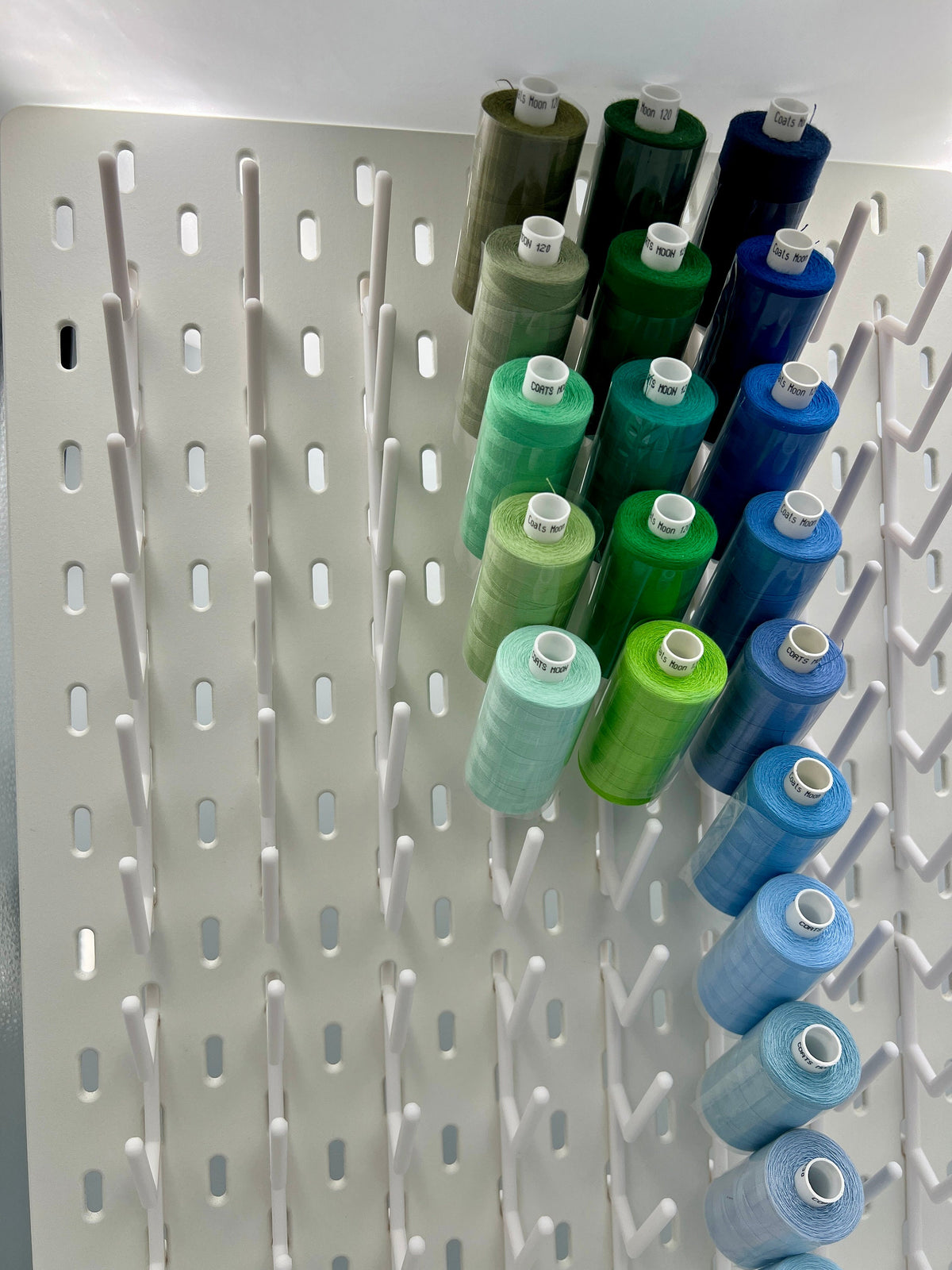 IKEA SKADIS Spool Holder: coats moon compatible,3D Printed, (Pack of 5)