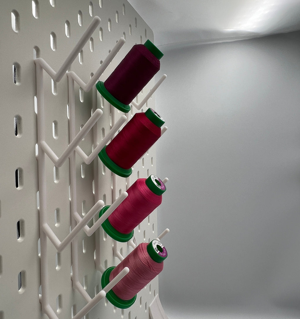 IKEA SKADIS Compatible Spool Holder: 3D Printed Thread Organiser