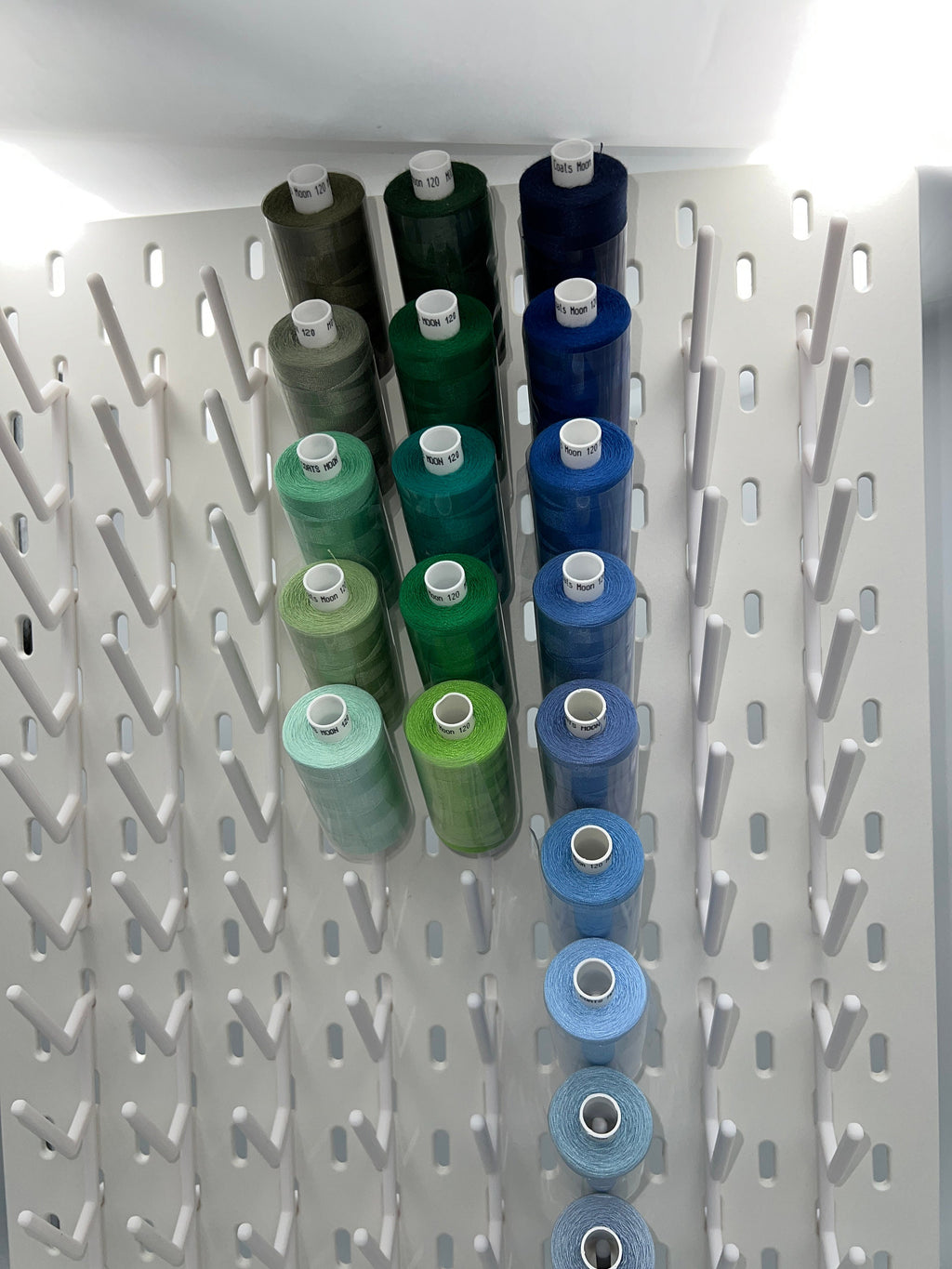 IKEA SKADIS Spool Holder: coats moon compatible,3D Printed, (Pack of 5)