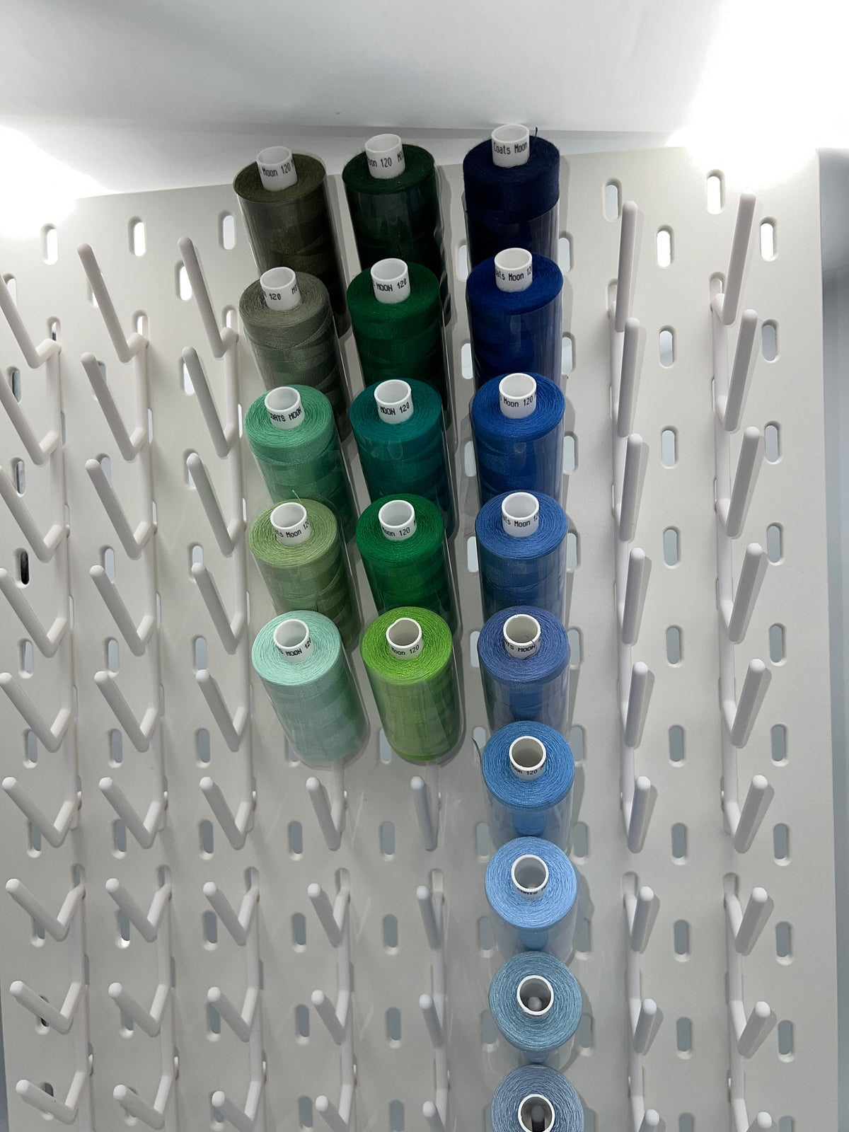 IKEA SKADIS Spool Holder: coats moon compatible,3D Printed, (Pack of 5)