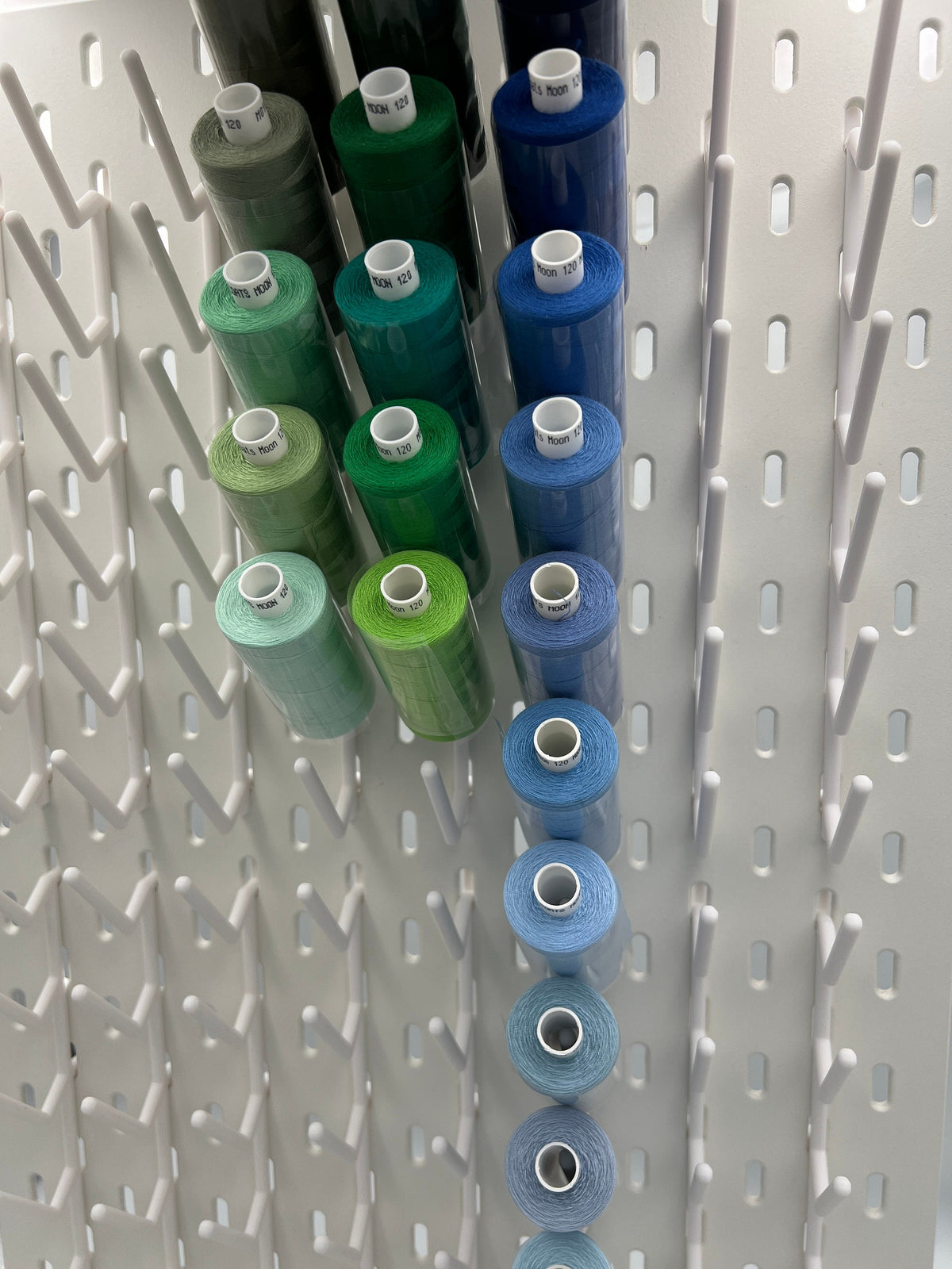 IKEA SKADIS Spool Holder: coats moon compatible,3D Printed, (Pack of 5)