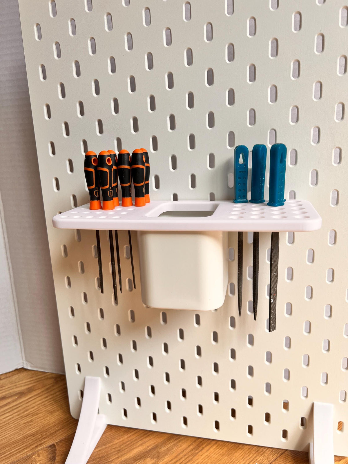 IKEA SKÅDIS Clip-on Needle file Tool Organiser for the Ikea container Pots