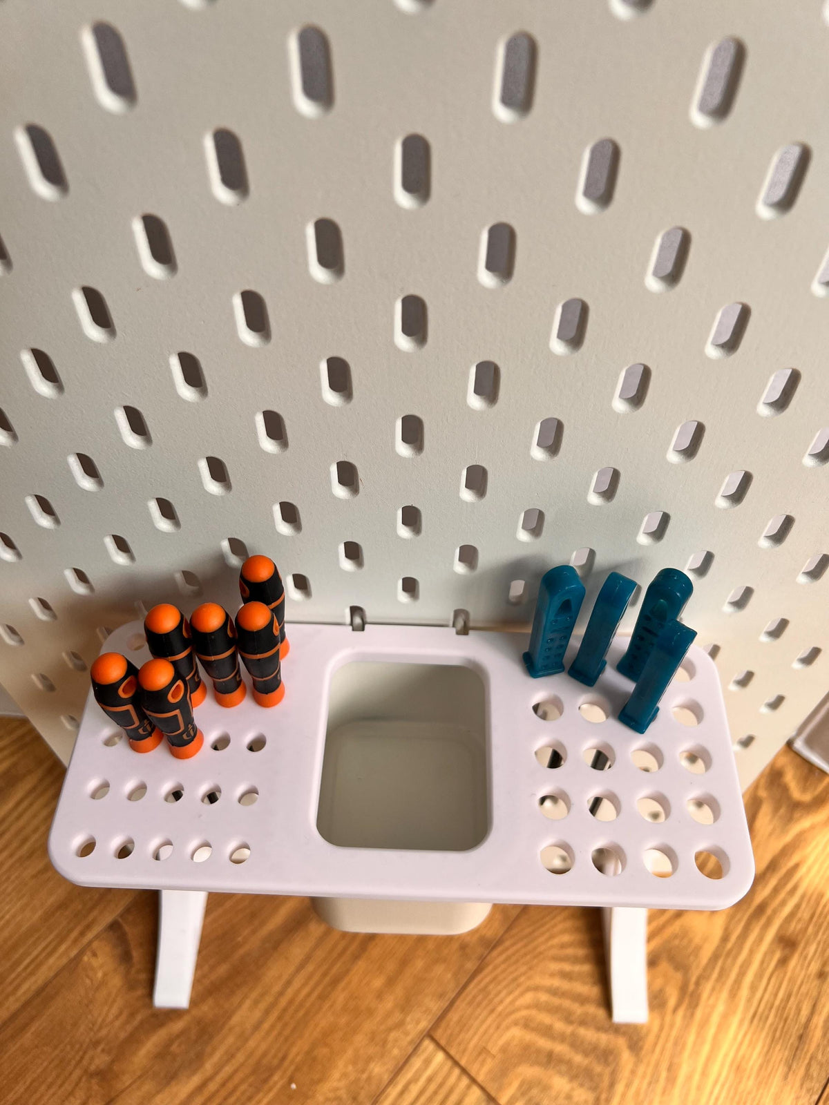 IKEA SKÅDIS Clip-on Needle file Tool Organiser for the Ikea container Pots