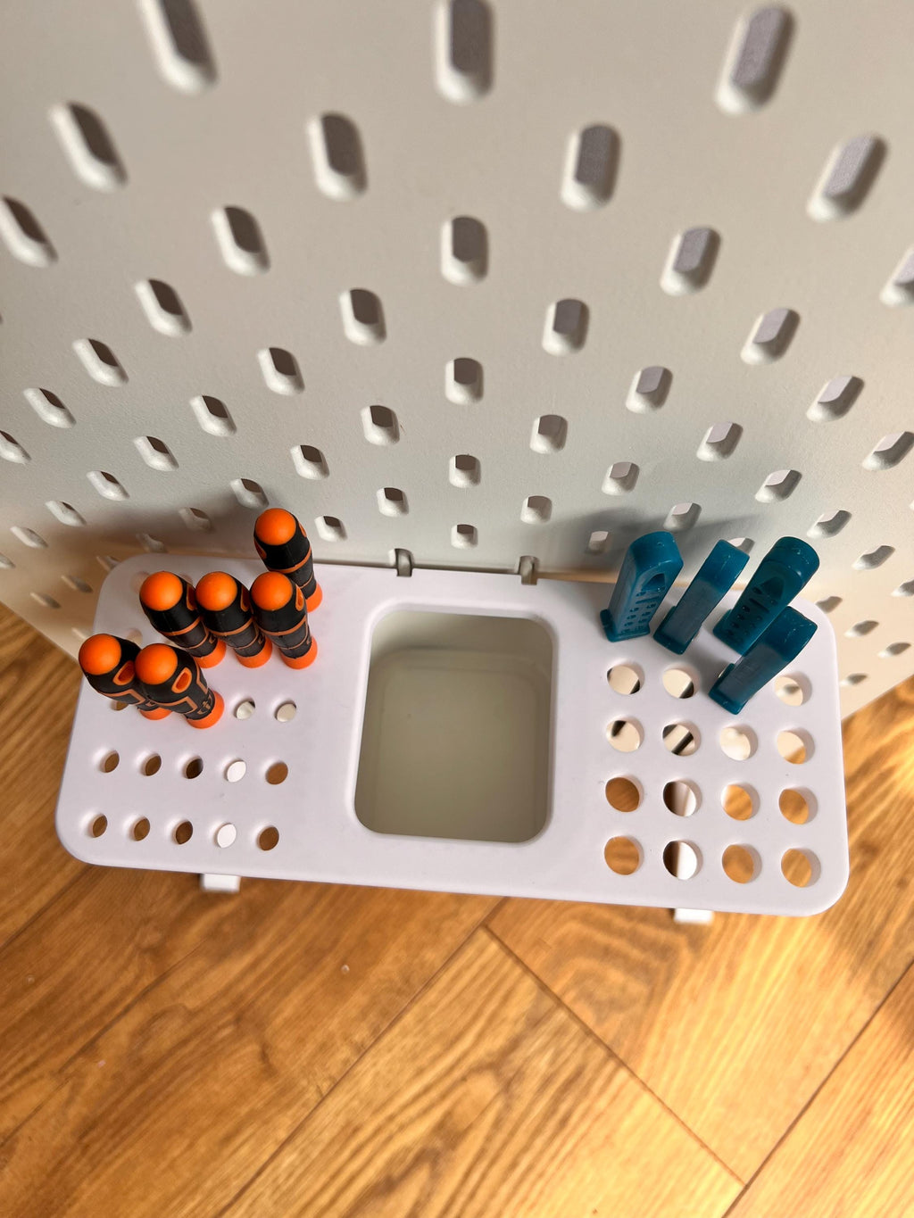 IKEA SKÅDIS Clip-on Needle file Tool Organiser for the Ikea container Pots