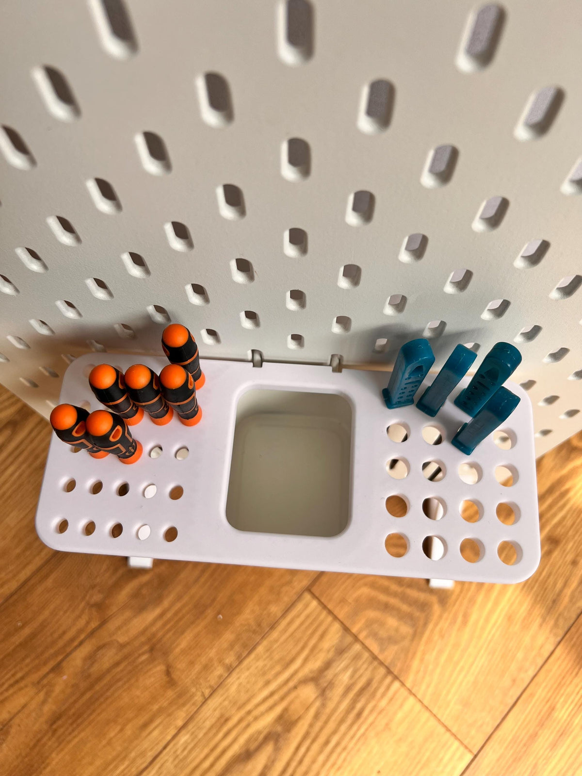 IKEA SKÅDIS Clip-on Needle file Tool Organiser for the Ikea container Pots