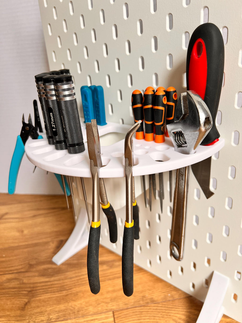 Ikea Skadis-Clip-On Tool Organiser For The Ikea Pots