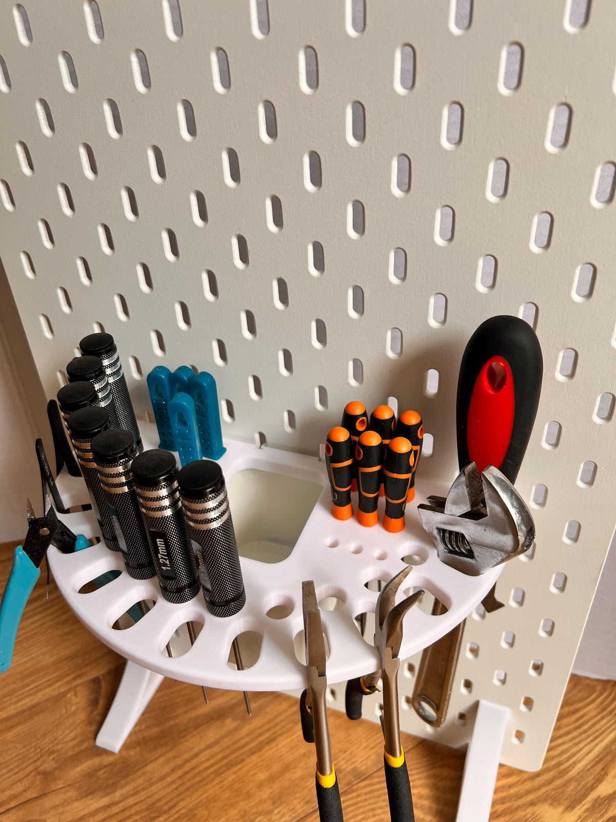 Ikea Skadis-Clip-On Tool Organiser For The Ikea Pots