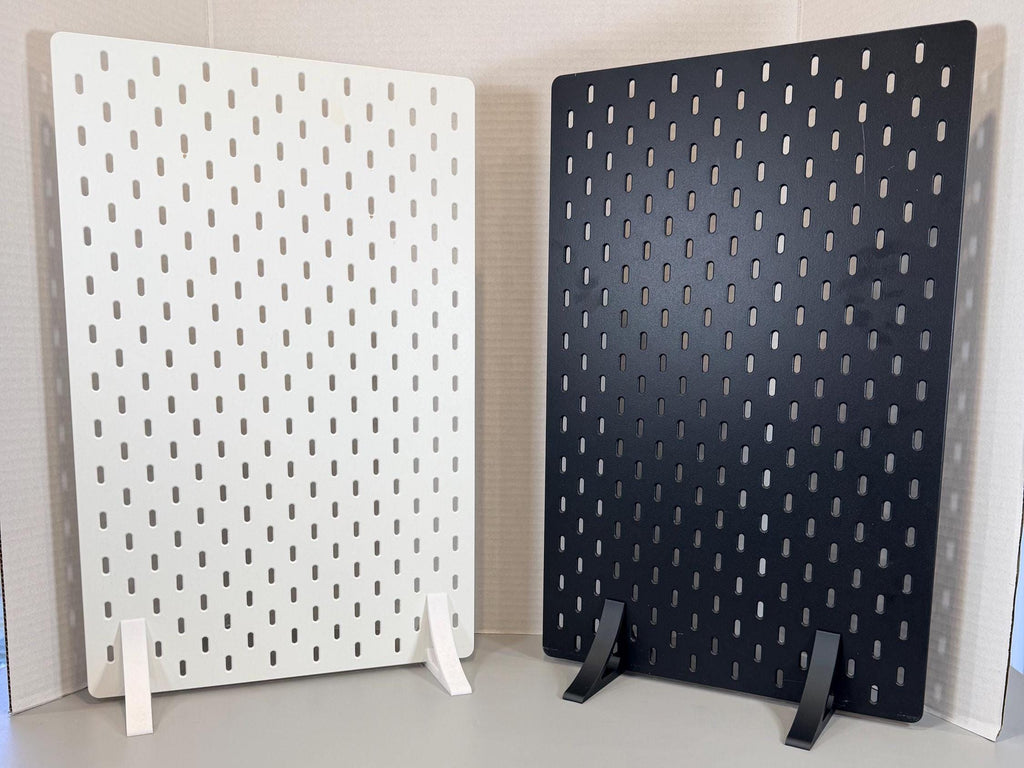 IKEA SKADIS Compatible pegboard stand,Feet Peg Board Legs for Standing Boards and Displays,in colour black or white.