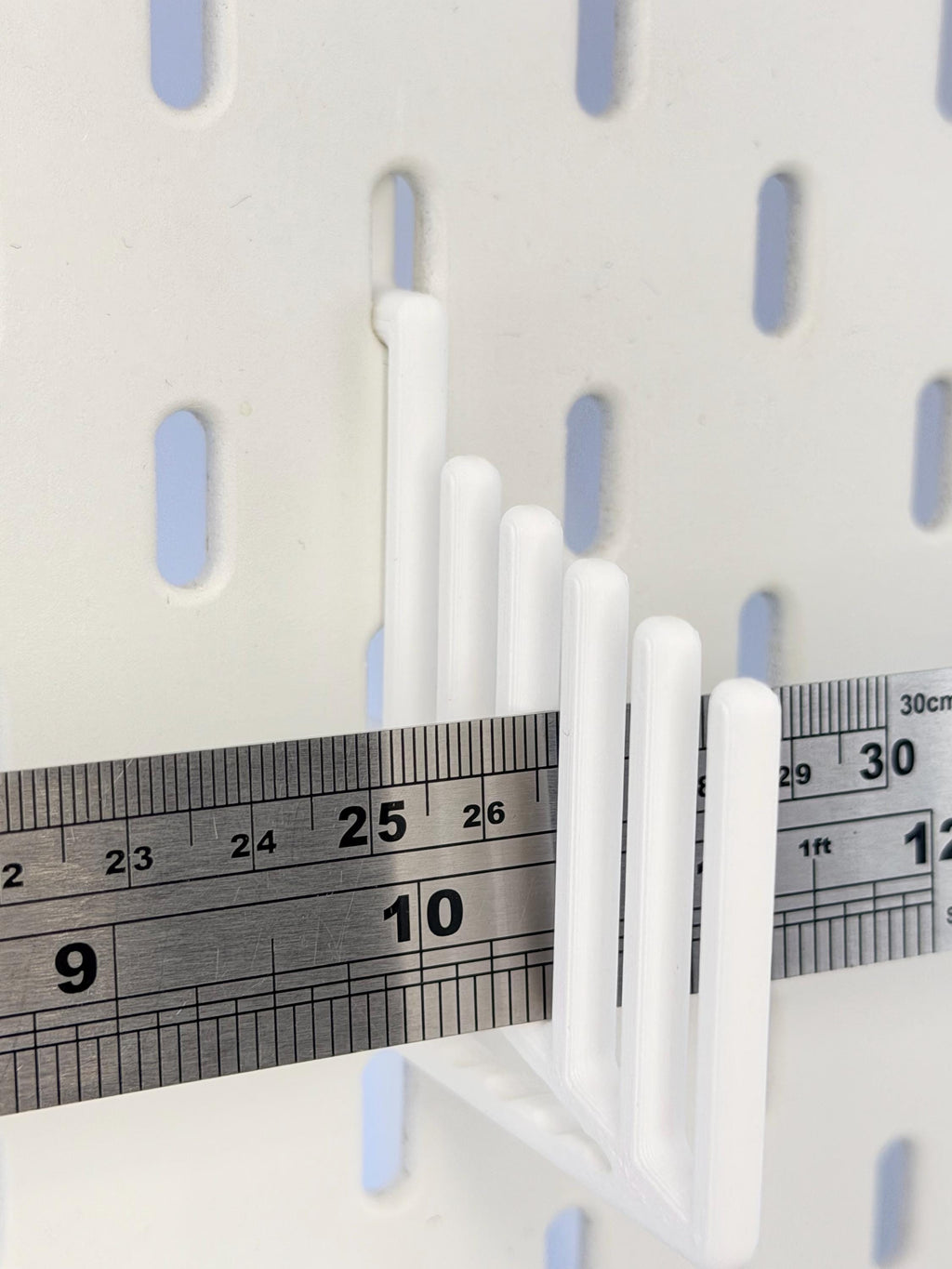 IKEA SKADIS, compatible ruler holder,3D printed