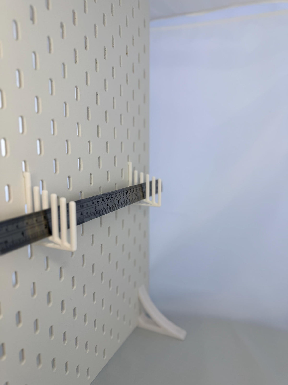 IKEA SKADIS, compatible ruler holder,3D printed