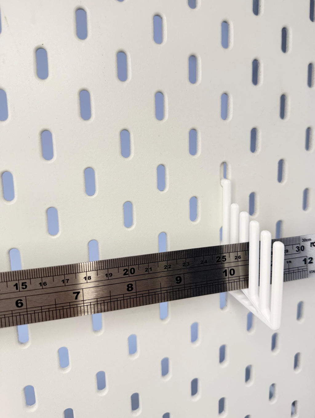 IKEA SKADIS, compatible ruler holder,3D printed