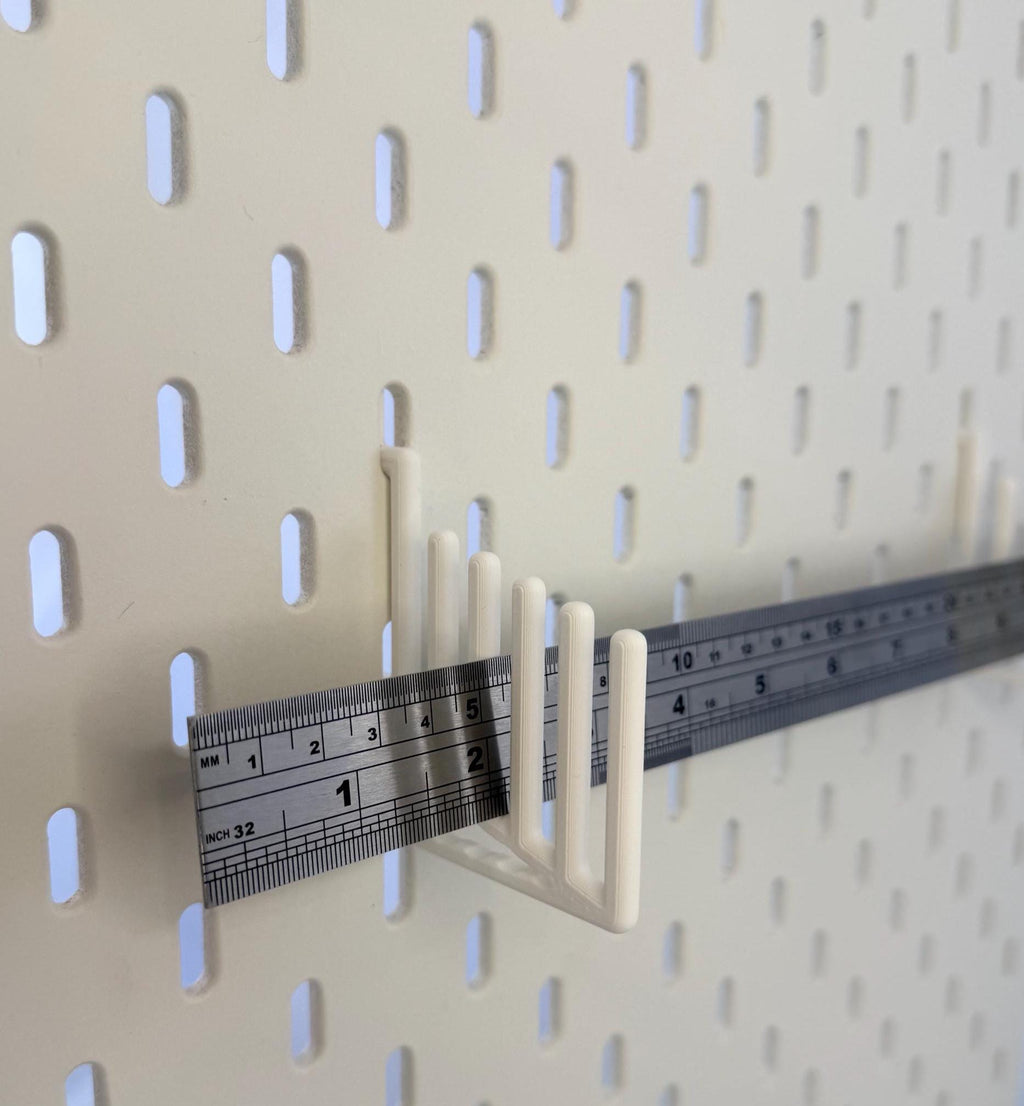 IKEA SKADIS, compatible ruler holder,3D printed