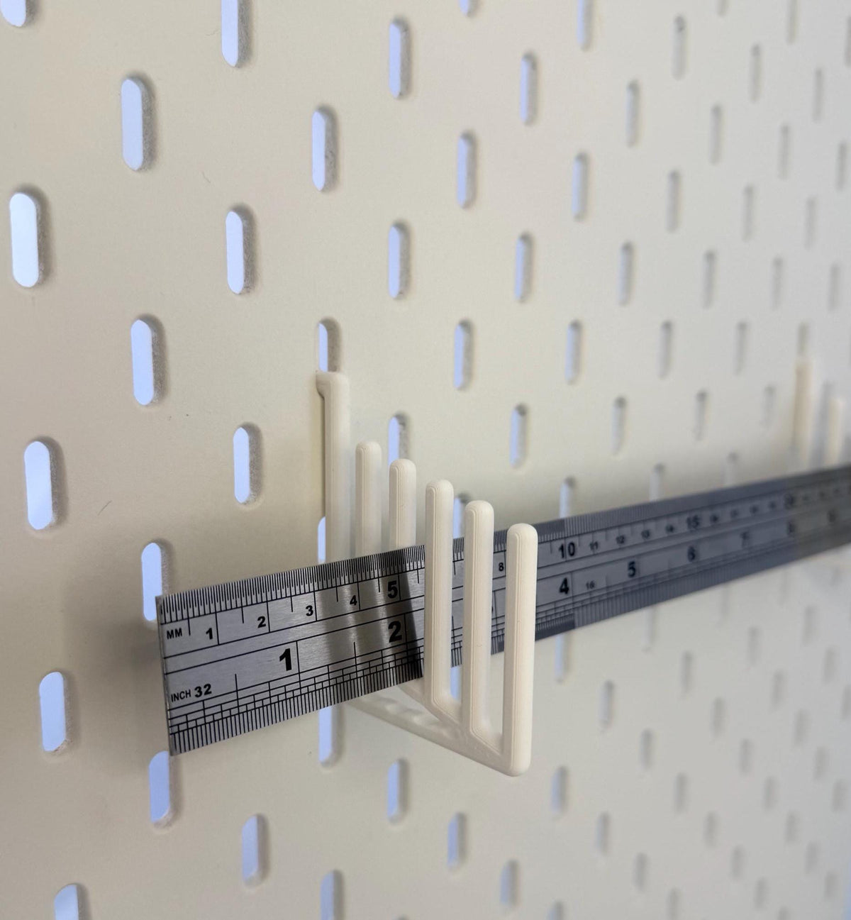 IKEA SKADIS, compatible ruler holder,3D printed