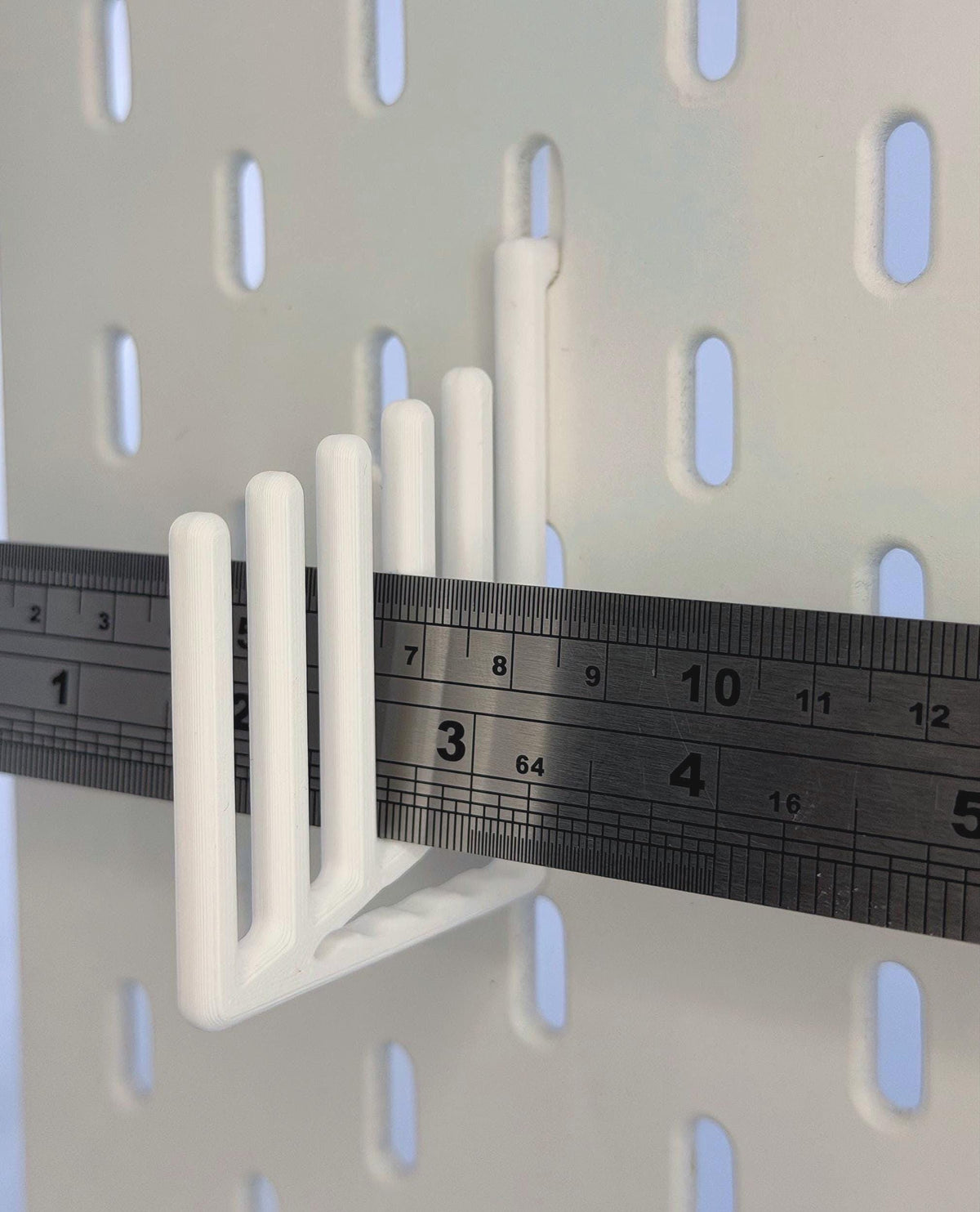 IKEA SKADIS, compatible ruler holder,3D printed