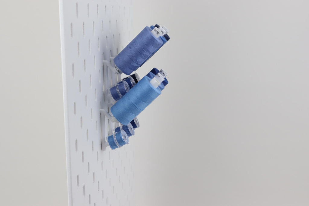 IKEA SKADIS Compatible Spool Holder, 3D Printed Bobbin Organiser, Sewing Thread Storage, Cotton Reel Holder, Pack of 5 10 15