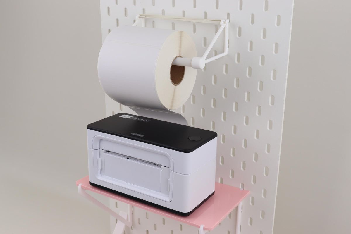 Munbyn Printer Pegboard Shelf & Reel Holder — 3D Printed Acrylic, Custom Colours